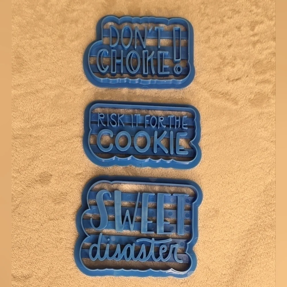 Set of Snarky, Humorous Cookie Cutters